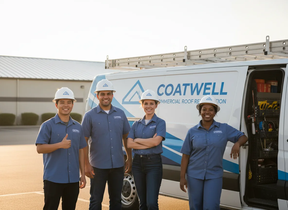 Commercial roof coating company in Crescent City, IL